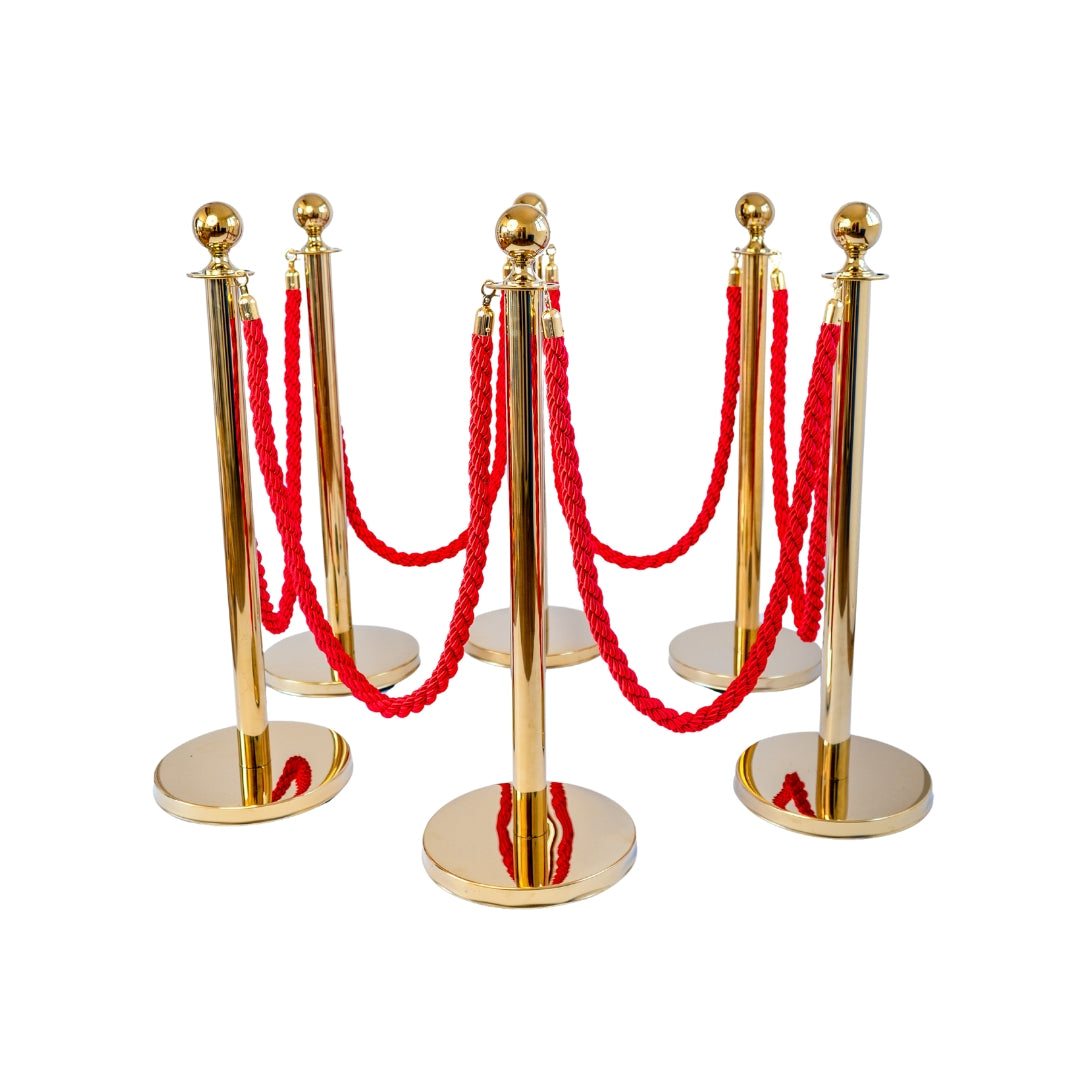 ¡PACK PROMOCIONAL SEPARADOR DE FILA CON CORDON TRENZADO!