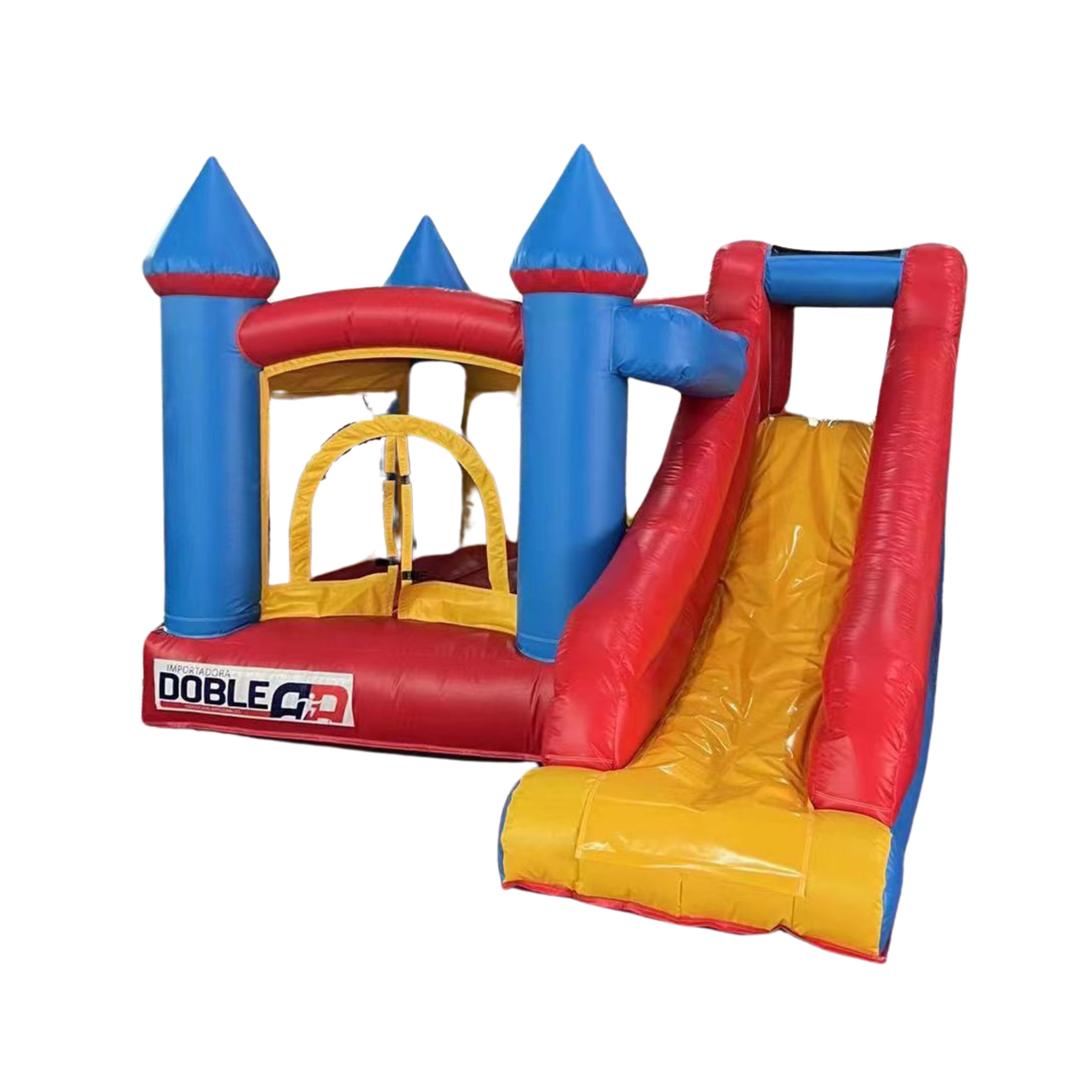 JUEGO INFLABLE CASTILLO PEQUEÑO (INCLUYE UNA TURBINA)
