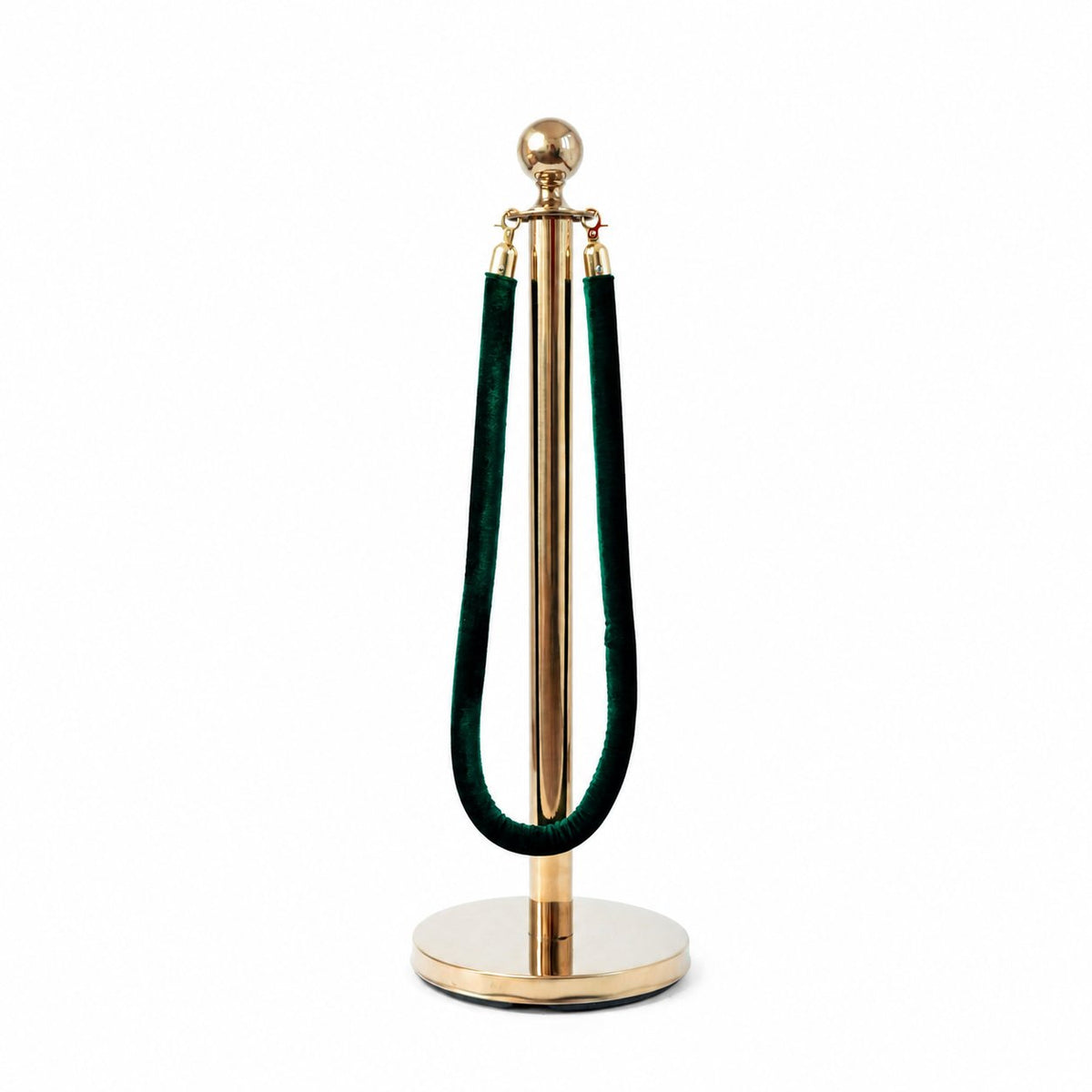 Separador de Fila Tipo Emperador con Cordón de Terciopelo — Elegante y Resistente