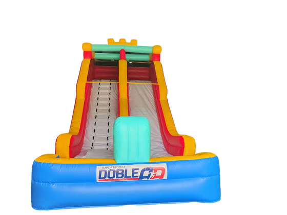 Tobogán Inflable Dolphin — Turbina de 2 HP incluida
