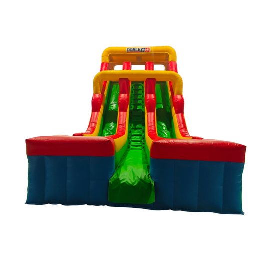 Tobogán Inflable Torre — Turbina de 2 HP incluida