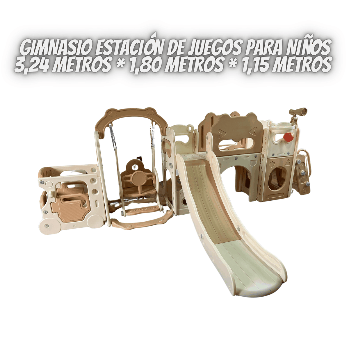 Resbalín y Gimnasio para Bebés — Juego Didáctico de Desarrollo Infantil