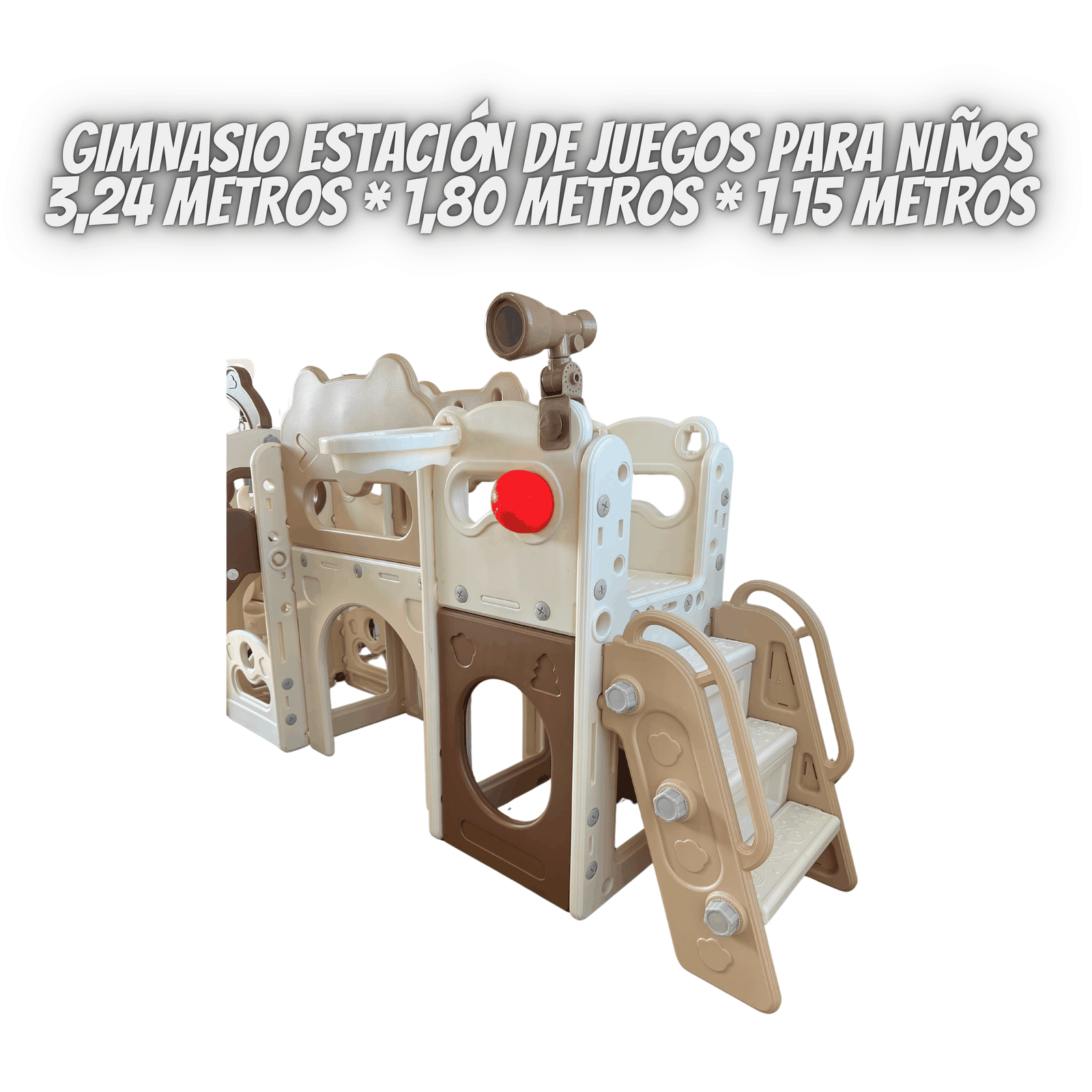 Resbalín y Gimnasio para Bebés — Juego Didáctico de Desarrollo Infantil