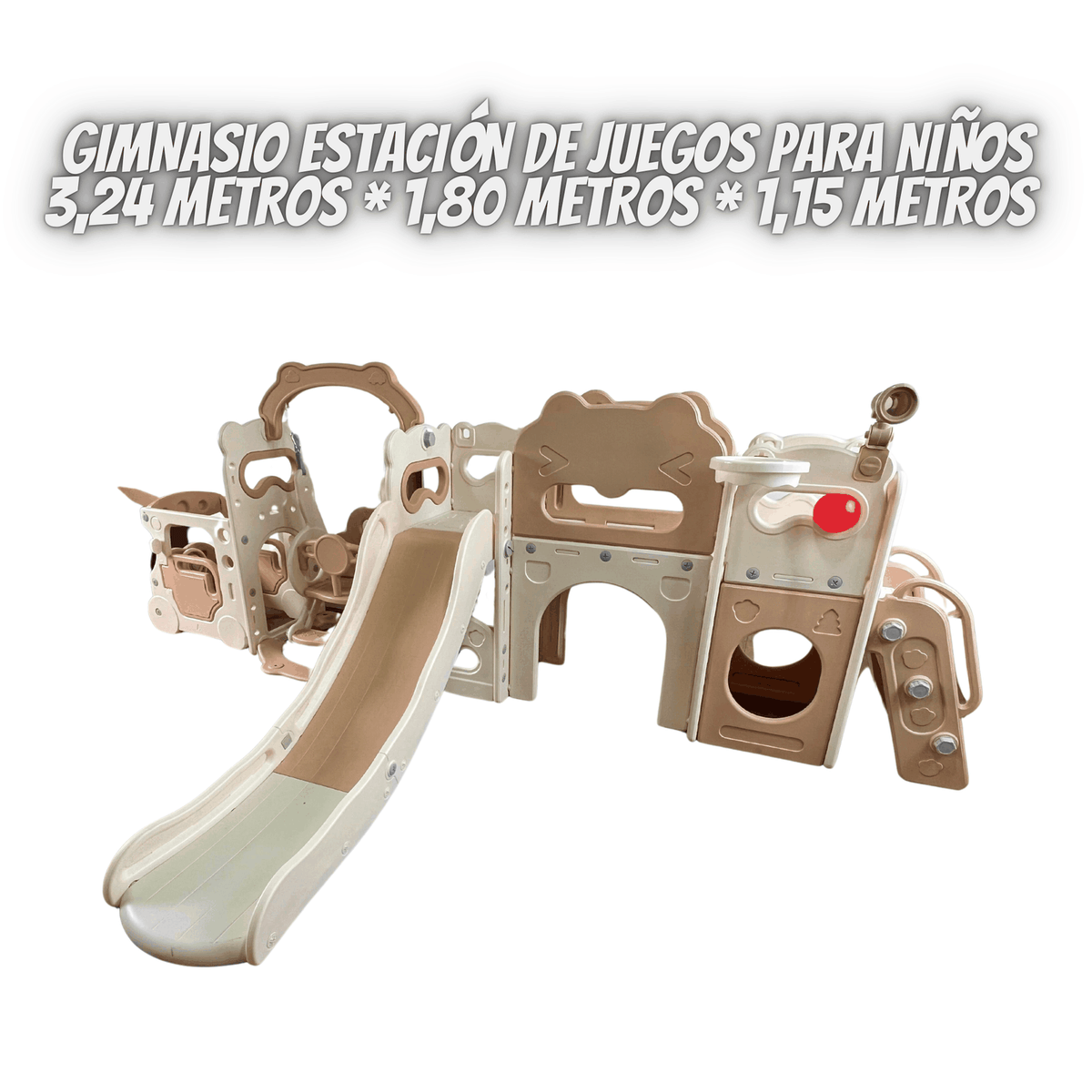 Resbalín y Gimnasio para Bebés — Juego Didáctico de Desarrollo Infantil