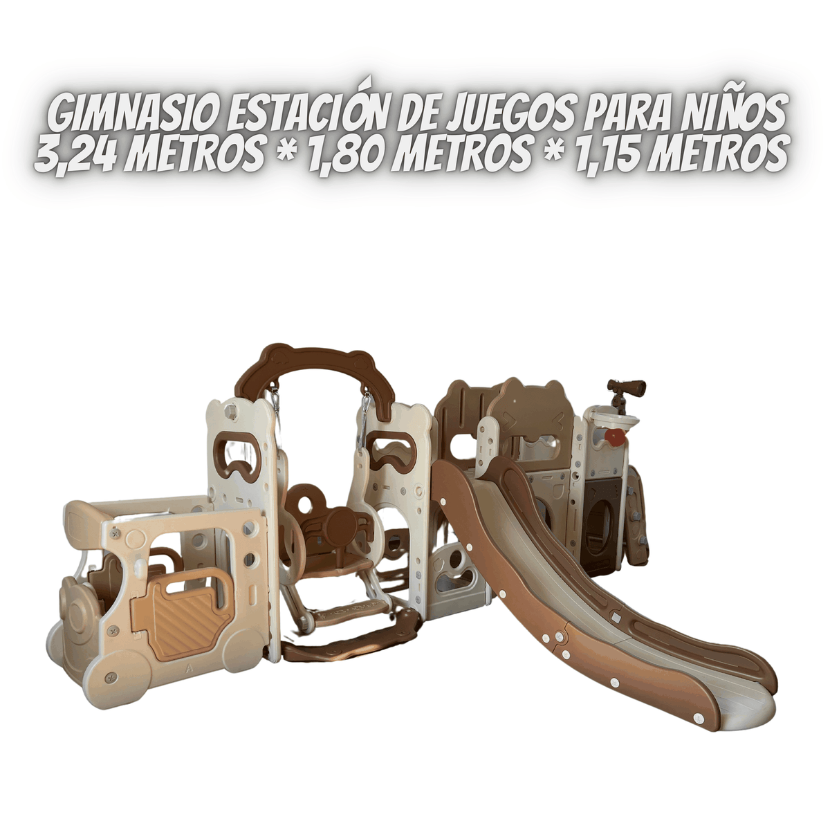 Resbalín y Gimnasio para Bebés — Juego Didáctico de Desarrollo Infantil