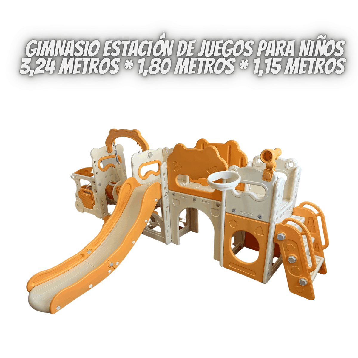 Resbalín y Gimnasio para Bebés — Juego Didáctico de Desarrollo Infantil