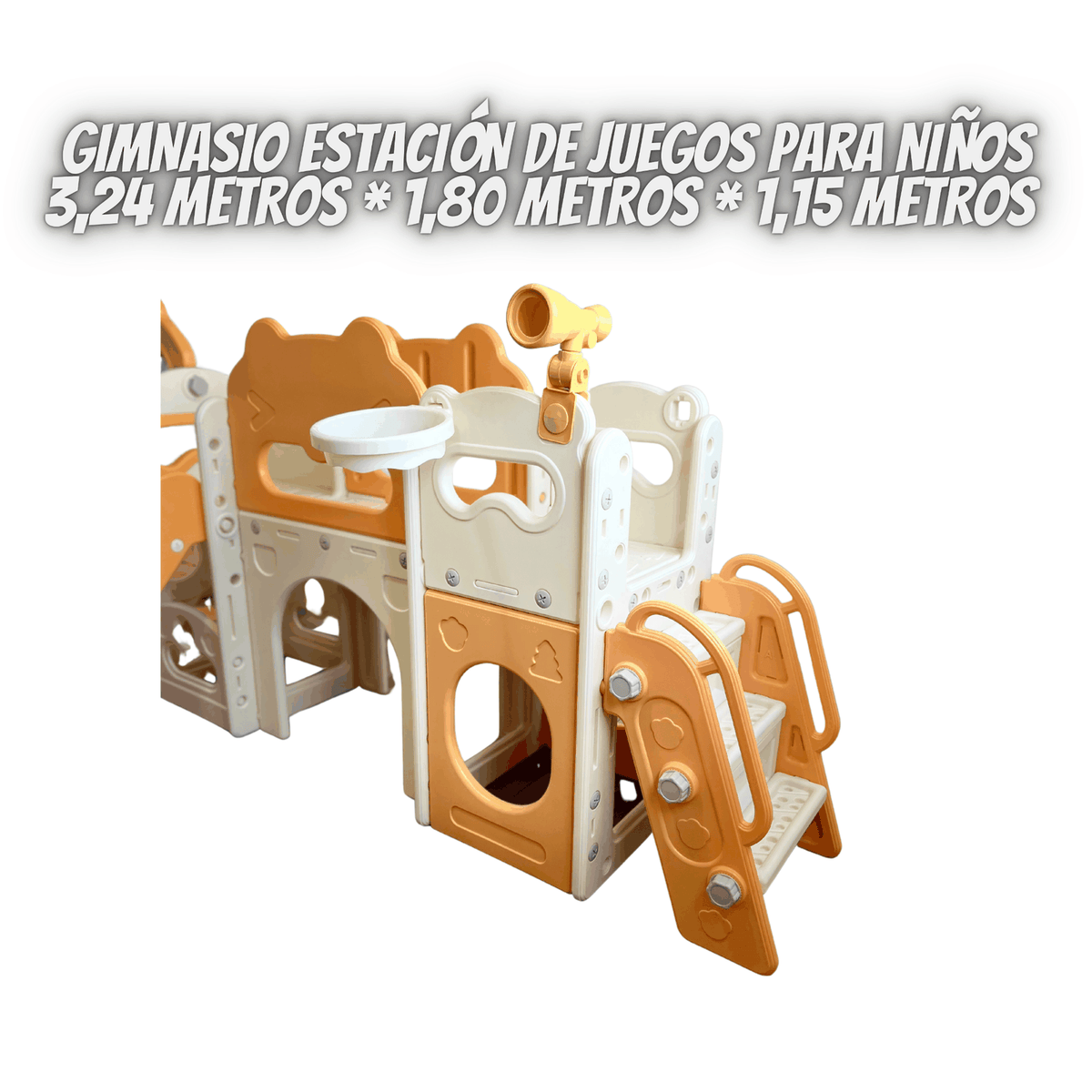 Resbalín y Gimnasio para Bebés — Juego Didáctico de Desarrollo Infantil