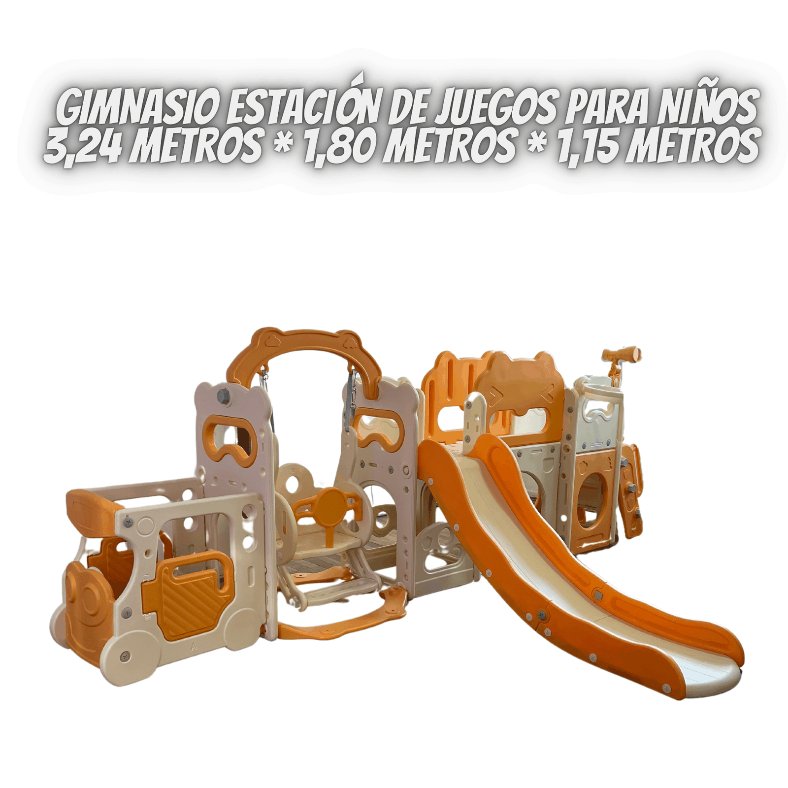 Resbalín y Gimnasio para Bebés — Juego Didáctico de Desarrollo Infantil