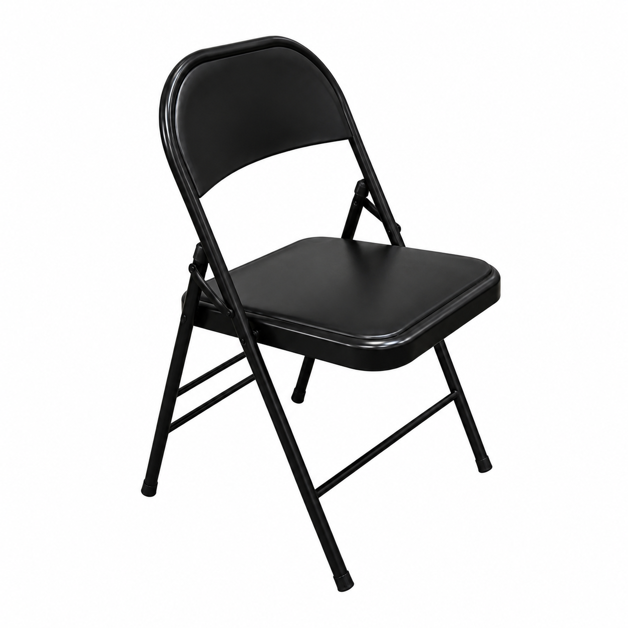 Silla Plegable Negra de Alta Resistencia | Resiste hasta 150 kg