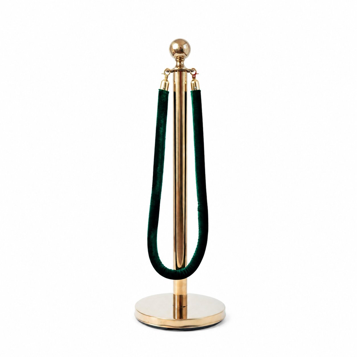 Separador de Fila Tipo Emperador con Cordón de Terciopelo — Elegante y Resistente
