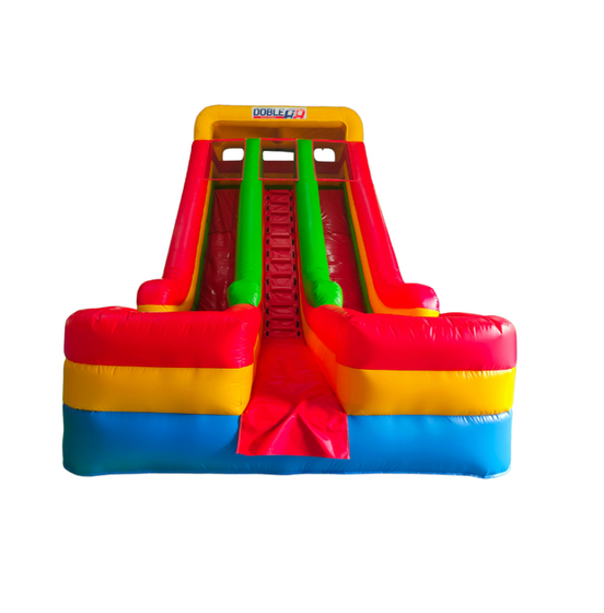 Tobogán Inflable Fantasía — Turbina de 2 HP incluida