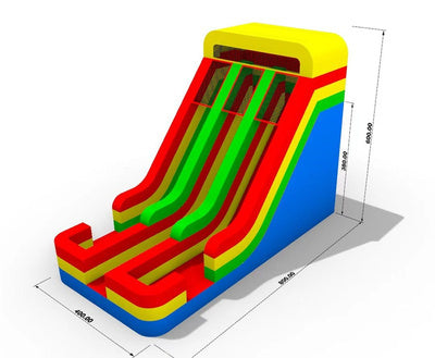 Tobogán Inflable Fantasía — Turbina de 2 HP incluida
