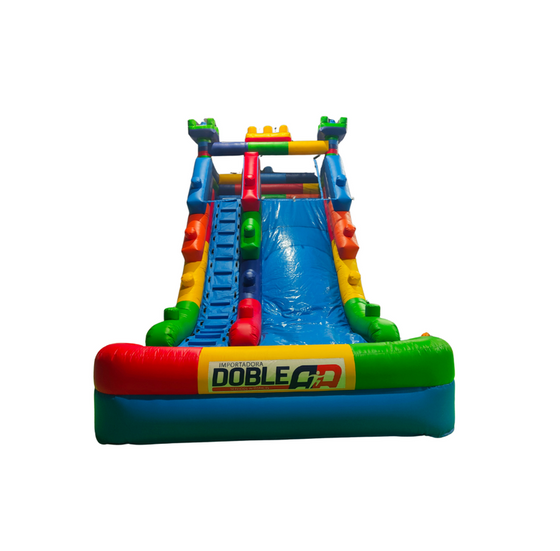 Tobogán Inflable Lego — Turbina de 2 HP incluida