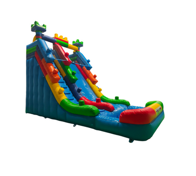 Tobogán Inflable Lego — Turbina de 2 HP incluida