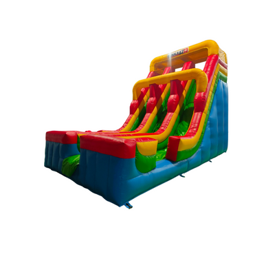 Tobogán Inflable Torre — Turbina de 2 HP incluida